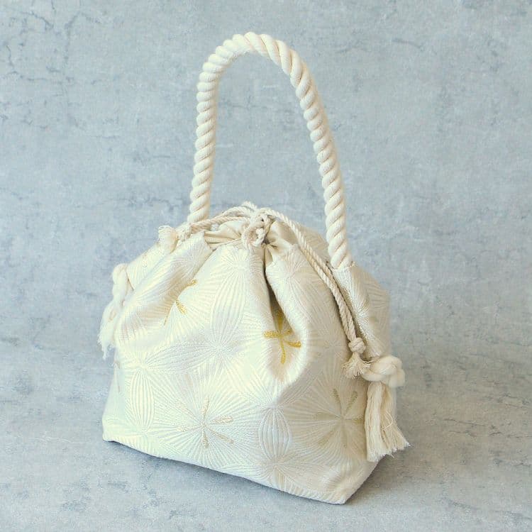 帯ドローストリングバッグ / Obi drawstring bag