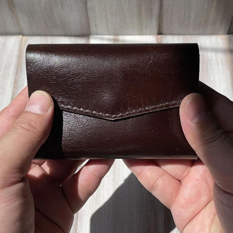 お札を折らずに入れられる極小ミニ財布Lサイズ （複数カラー）