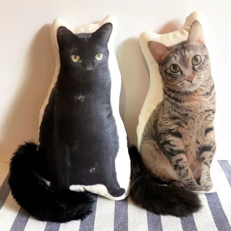 尻尾付きクッション