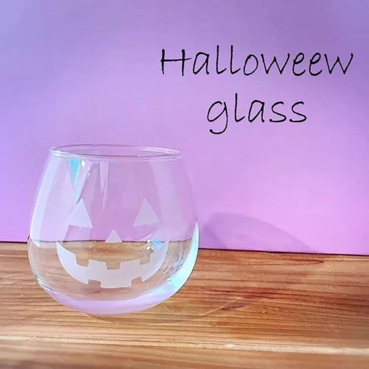 ハロウィン グラス　ゆらゆらグラス 320ml