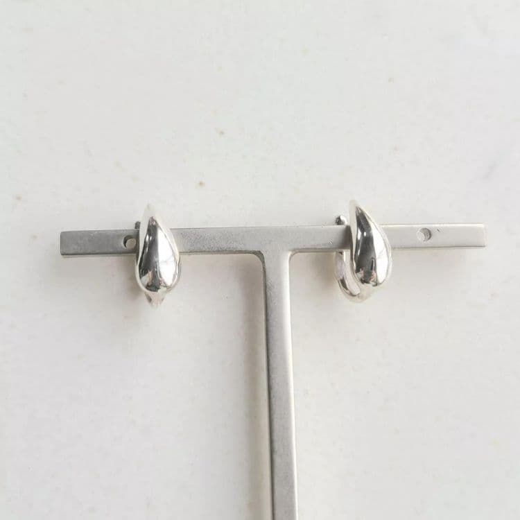<Tropfen> Drop non-hole pierced Earrings / SV925