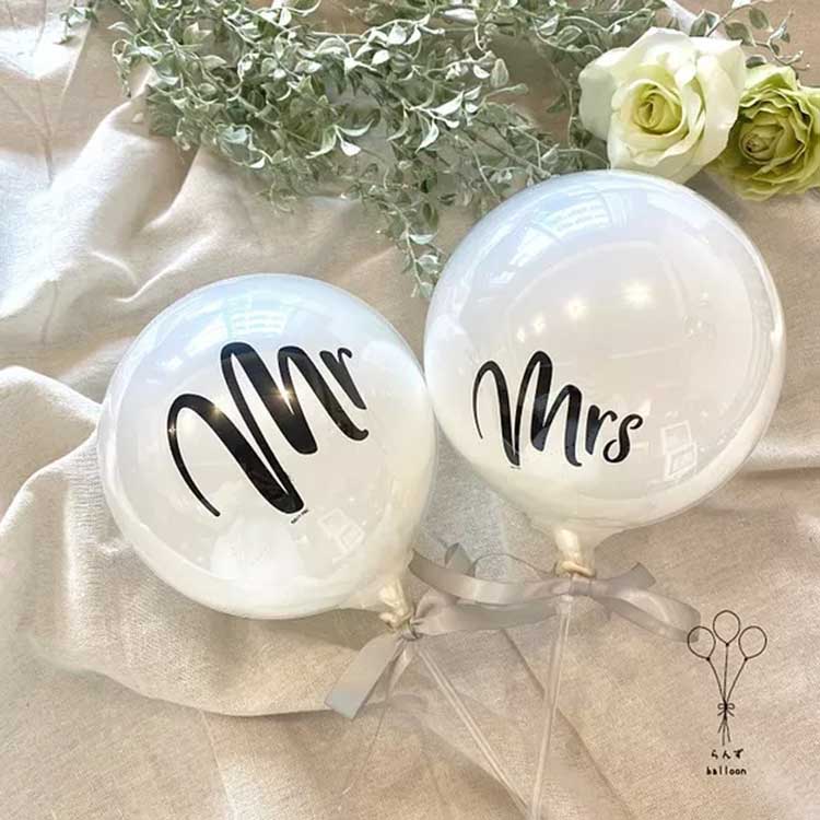 【送料無料】Mr&Mrsバルーン ギフト ミスターミセス フォトプロップス 結婚祝い プレゼント 結婚式　ウェディング